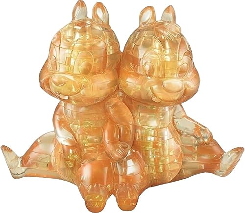 Hanayama Disney Crystal Gallery Brown Chip 'n' Dale Puzzle 3D (46 piezas)