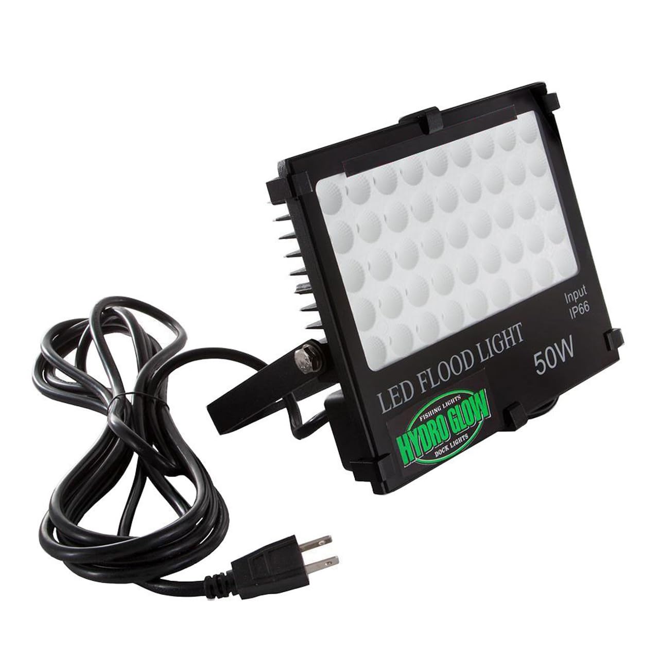 LED Green Flood Light - IP66 Waterproof, 2,500 Lumen Output, 120° Beam Angle, Salt-Spray Rated for Docks & Outdoor Use- 50 Watts