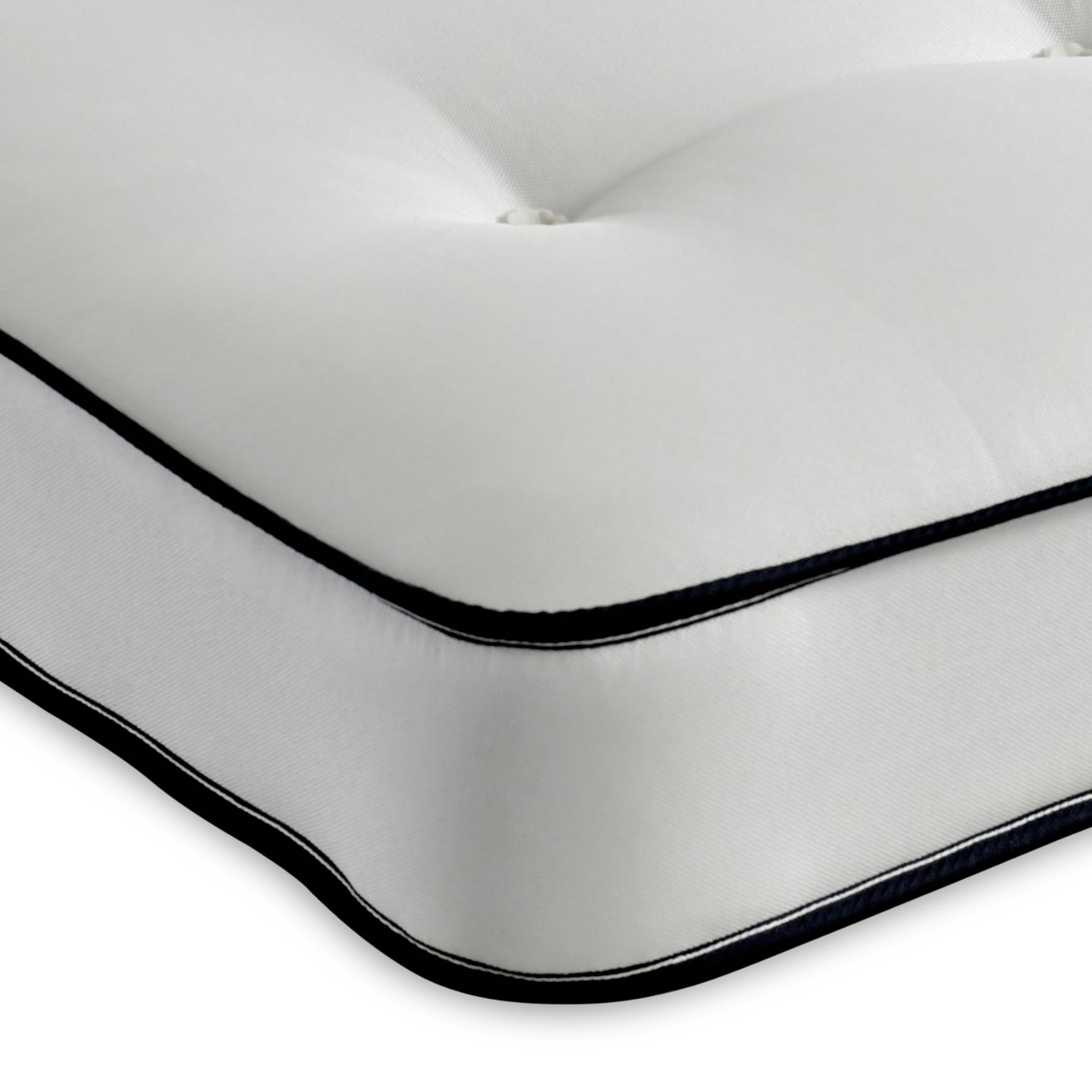 eXtreme comfort ltd Damask EasyClean Double Life Dual Sided Tufted Value Essentials Foam Free Innerspring & Comfort Fillings Budget Value Mattress, 2ft6 Small Single (75 x 190cm)