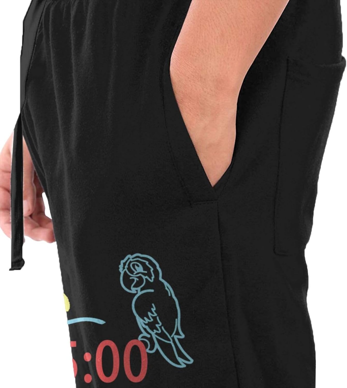 It's 5 O'Clock Somewhere Flag Novelty Party Mens Fashion Athletic Joggers Pants
