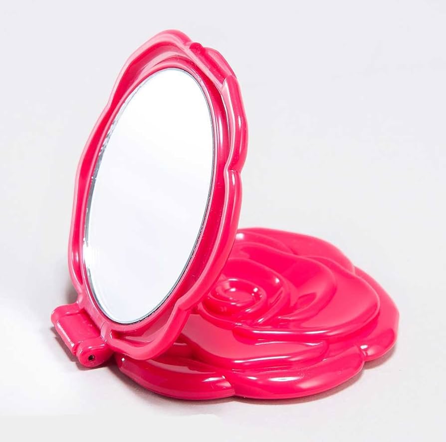 ミラー　鏡　ピンク Amazon｜ヤマムラ ロマンチックローズ ダブルコンパクトミラー