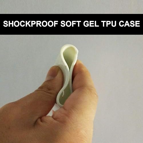 Miniatura 3 de Compatible con Airpods 2 y 1 – Gel TPU a prueba de golpes, protección portátil, funda suave con mosquetón y llavero (dibujo de garabatos de