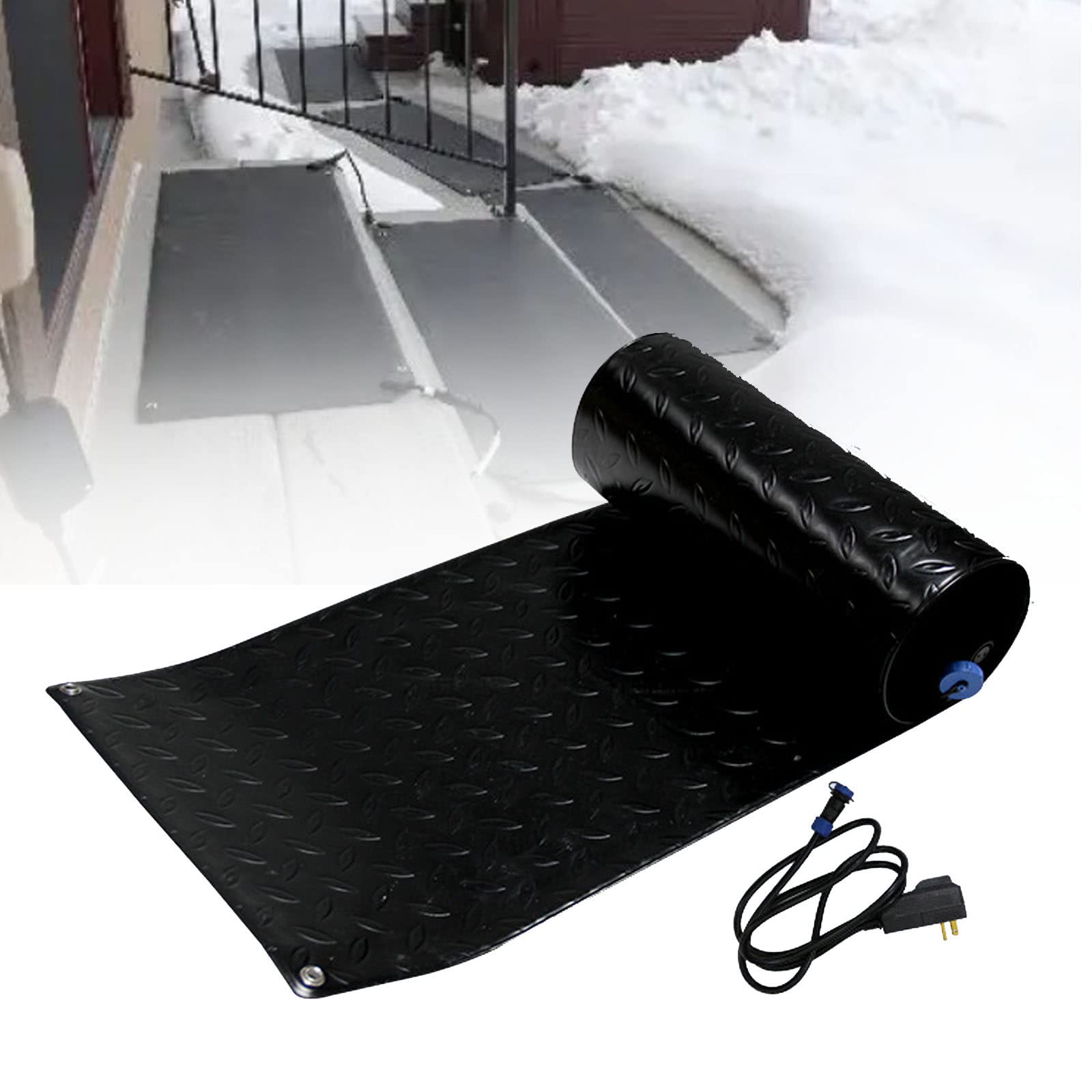 Amazon.com : Snow Melting Mat, Snow Melting System, Roof and Valley Heater,  Ice and Snow Melting Mats, Heated Outdoor Mats for Winter Entrances,20 *  30in(50.8 * 76.2cm) : Patio, Lawn u0026 Garden