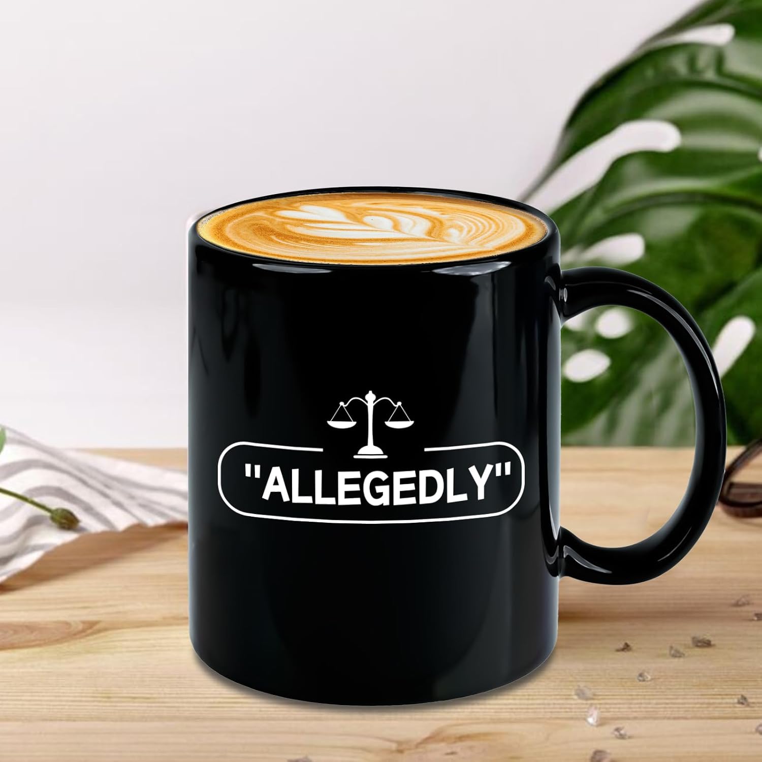 Lawyer Gifts for Men Women, Allegedly Coffee Mug 11 OZ, Funny Christmas Birthday Graduation Gifts for Lawyer Future Lawyer Law Student Attorney Paralegal - Image 6