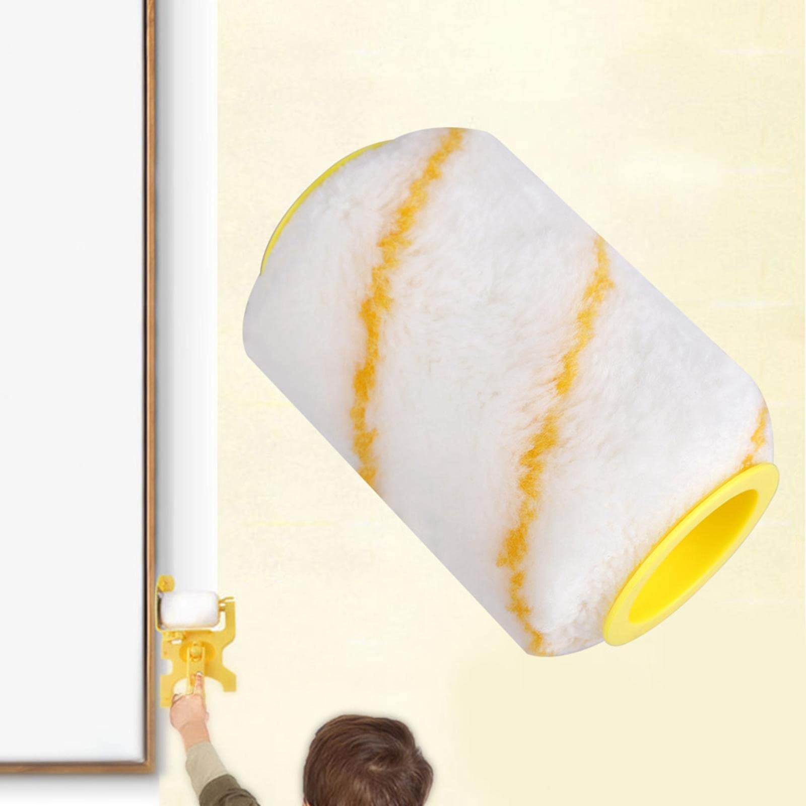 Indydukaan 2X Multi-Function Portable Clean-Cut Paint Roller Brush for Home Paint Brush