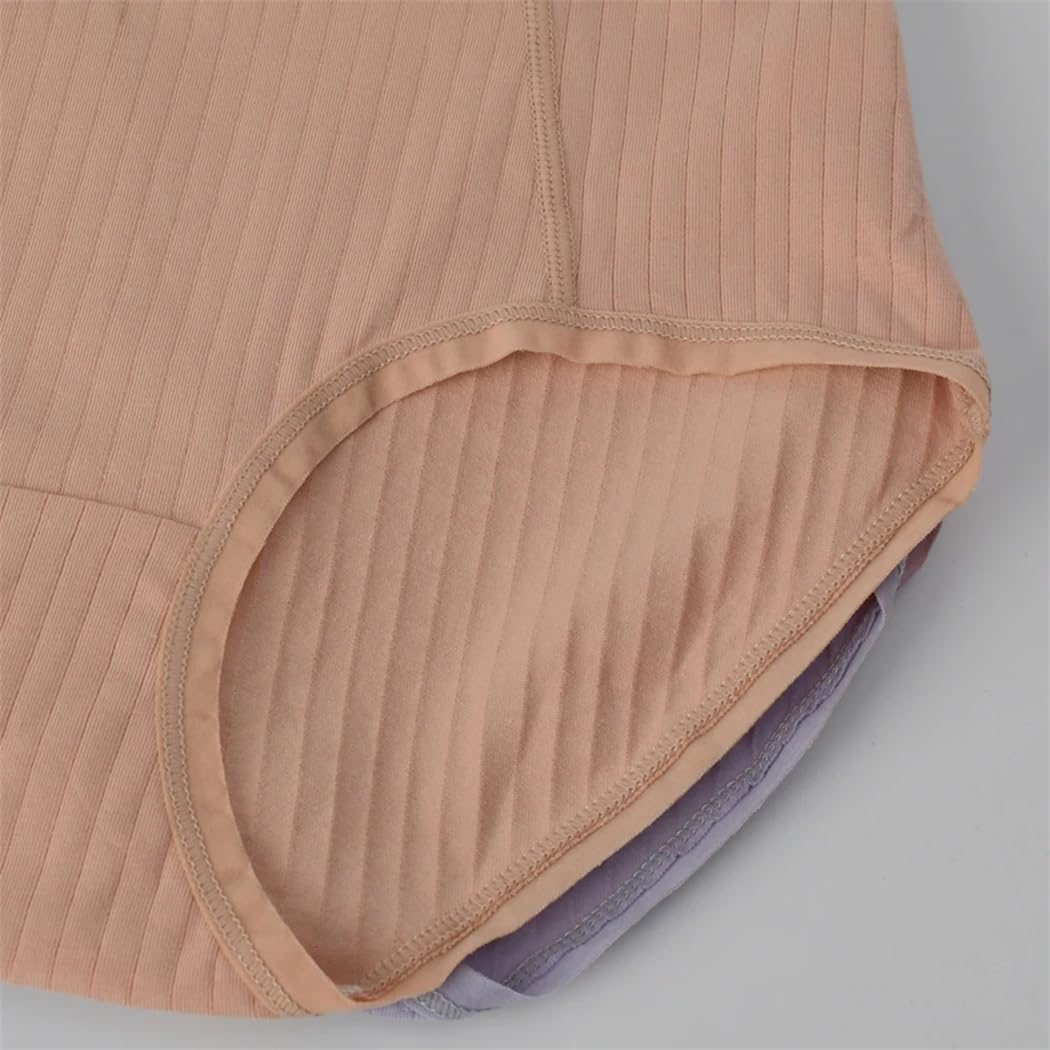 Mutandine da donna in cotone morbido per tutto il giorno comfort a vita alta intimo slip