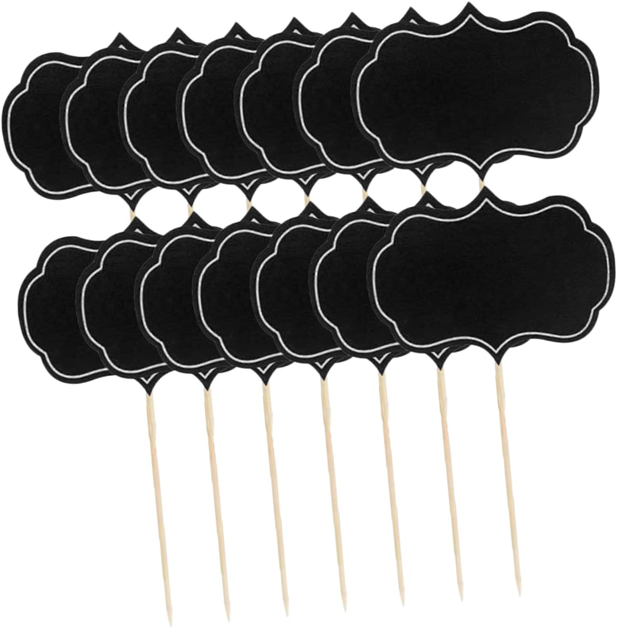 80pcs Cheese Markers Writable Food Tags for Wedding Buffet Xmas