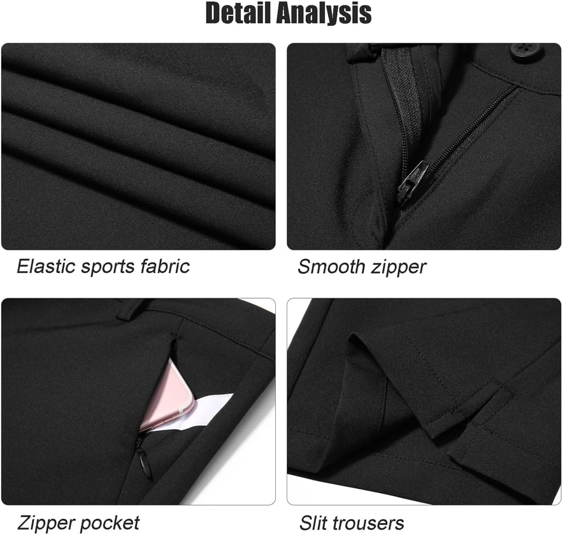 Women's Golf Joggers Pants Summer Stretch Slim Fit Quick Dry Yoga Pant Lounge Sweatpants