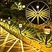 Luci Solari per Giardino da Terra,kdorrku 6 Pezzi Luci Solari Luci Led Solari da Esterno,IP65 Impermeabile Lampada Solare da Esterno ,Lampade Solari da Giardino Lampada Energia Solare da Esterno