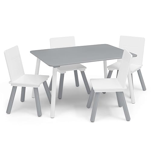 Delta Children Juego de mesa y silla para niños (4 sillas incluidas), ideal para artes y manualidades, hora de aperitivos y organizador de Delta Children Juego de mesa y silla para niños (4 sillas incluidas), ideal para artes y manualidades, hora de aperitivos y organizador de