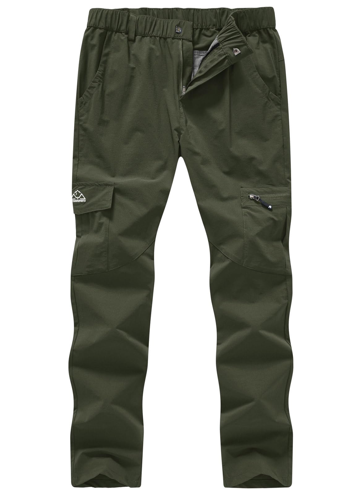 YSENTO Women's Hiking Pants Lightweight Stretch Quick Drying UPF 50 Camping Travel Work Cargo Pants 6 Pockets