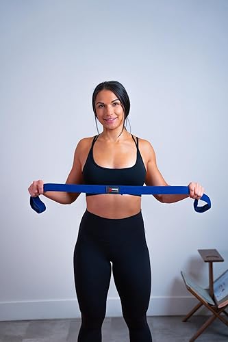 Miniatura 9 de DMoose - Bandas de resistencia de tela para entrenamiento, bandas largas de entrenamiento, dominadas, tela gruesa, banda de resistencia larga,