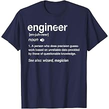 Engineer Definition Funny Engineering Student Engineers Cool T-Shirt