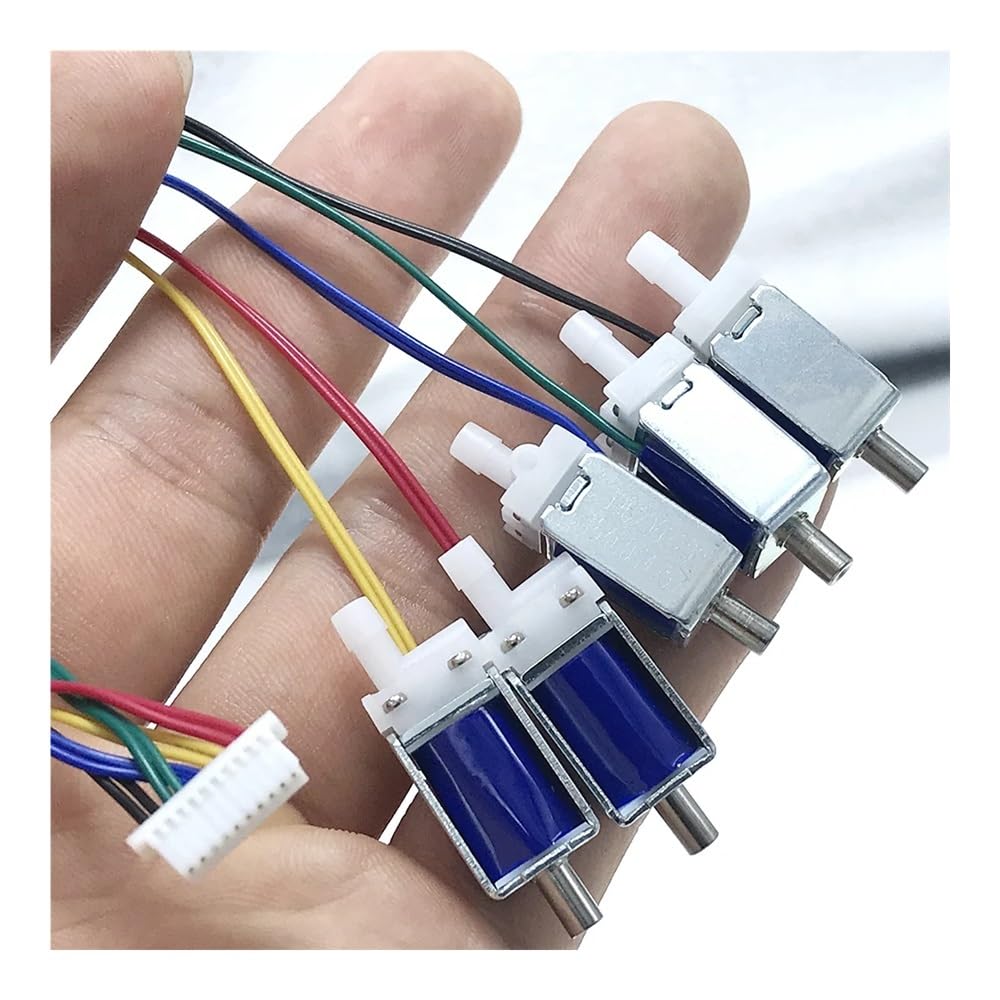 5PCS Valve DC 3.7V 4.5V 6V Normally Open N/O Solenoid Electromagnetic Air Exhaust Valves Switch