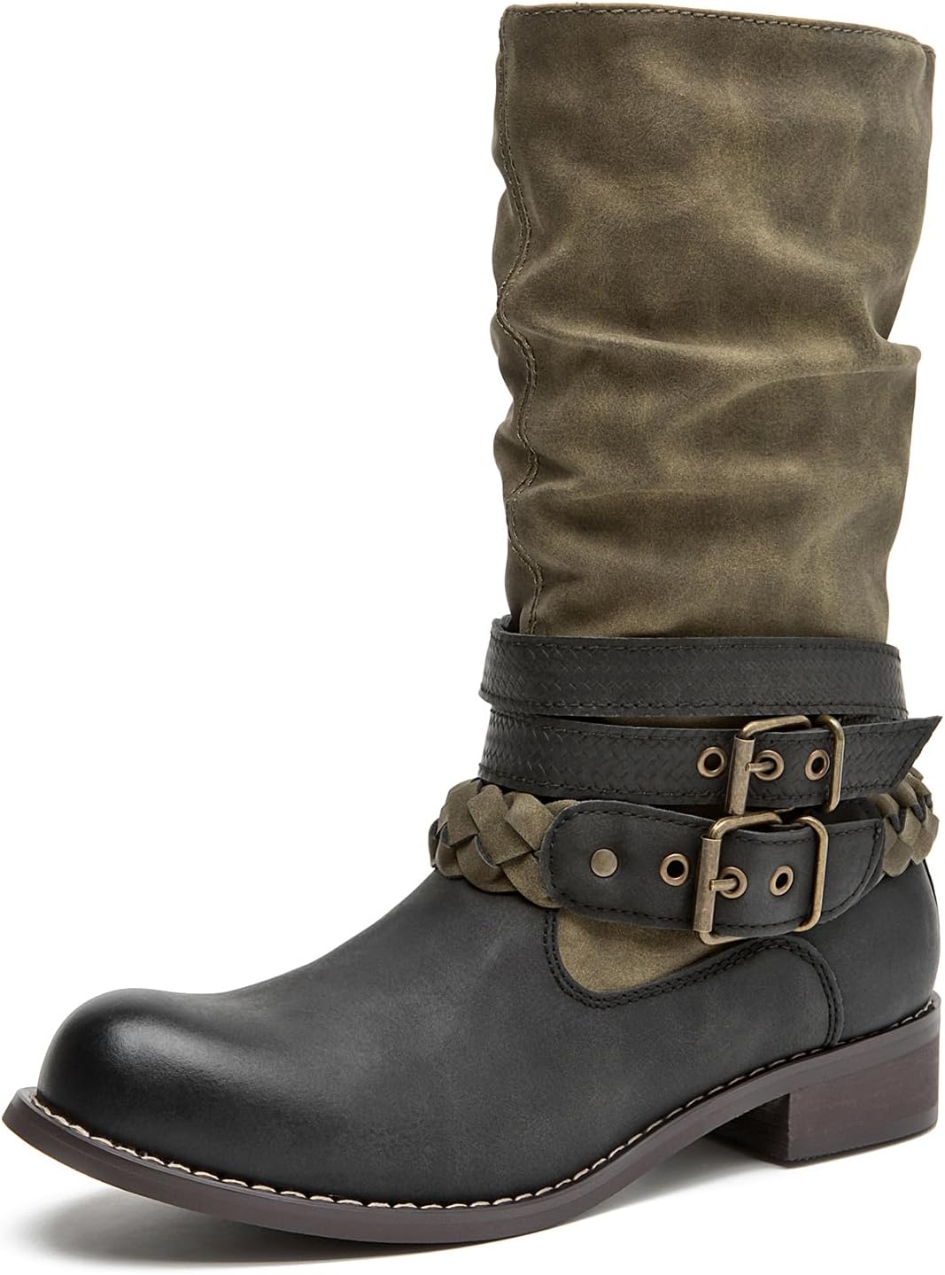 SelRoys Women Mid-calf Boots - Pull-on Comfort