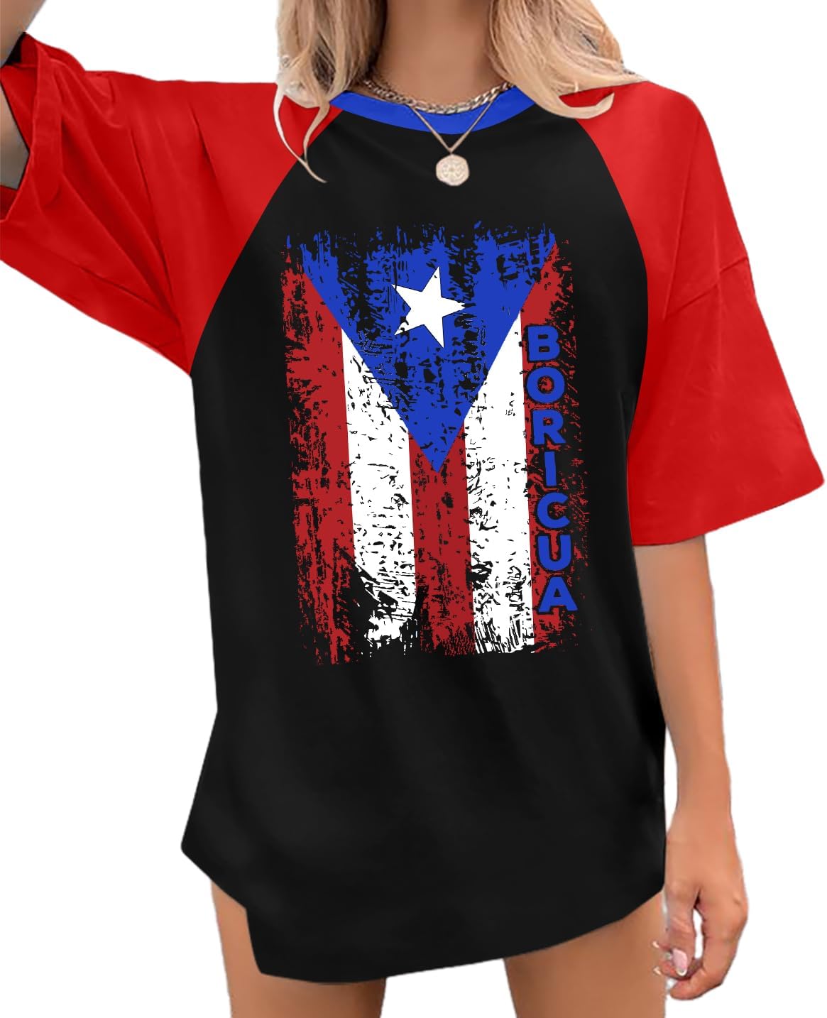 Puerto Rico Shirt Women Boricua Tshirt Y2k Aesthetic Tops Puerto Rican Pride Tee Vintage 90s Streetwear Shirts