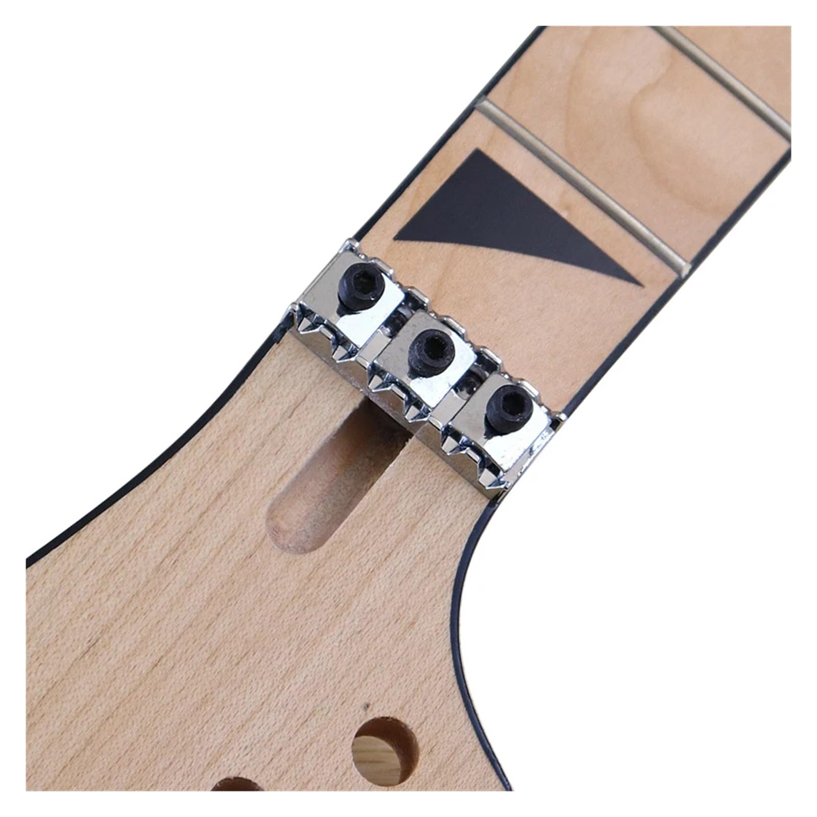 Manico for chitarra elettrica 6 corde con finitura opaca Tastiera in acero canadese 24 tasti con finitura diamantata naturale for parti IBZ