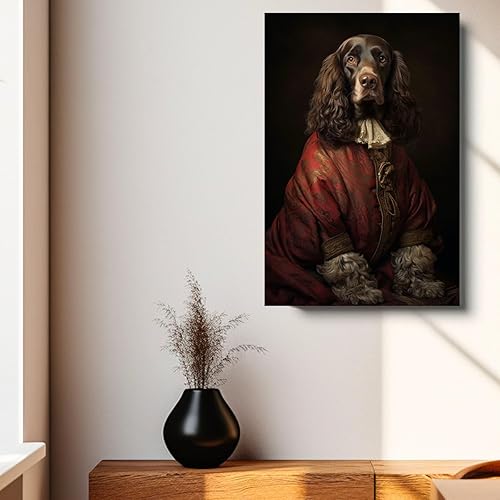 Miniatura 783 de Thuan Chow Chow Retrato de mascota con disfraz real de perro en un disfraz retrato de perro con vestimenta Retrato medieval de mascota retrato