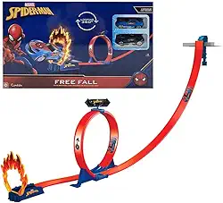 Pista para miniveículos Homem-Aranha - Queda Livre