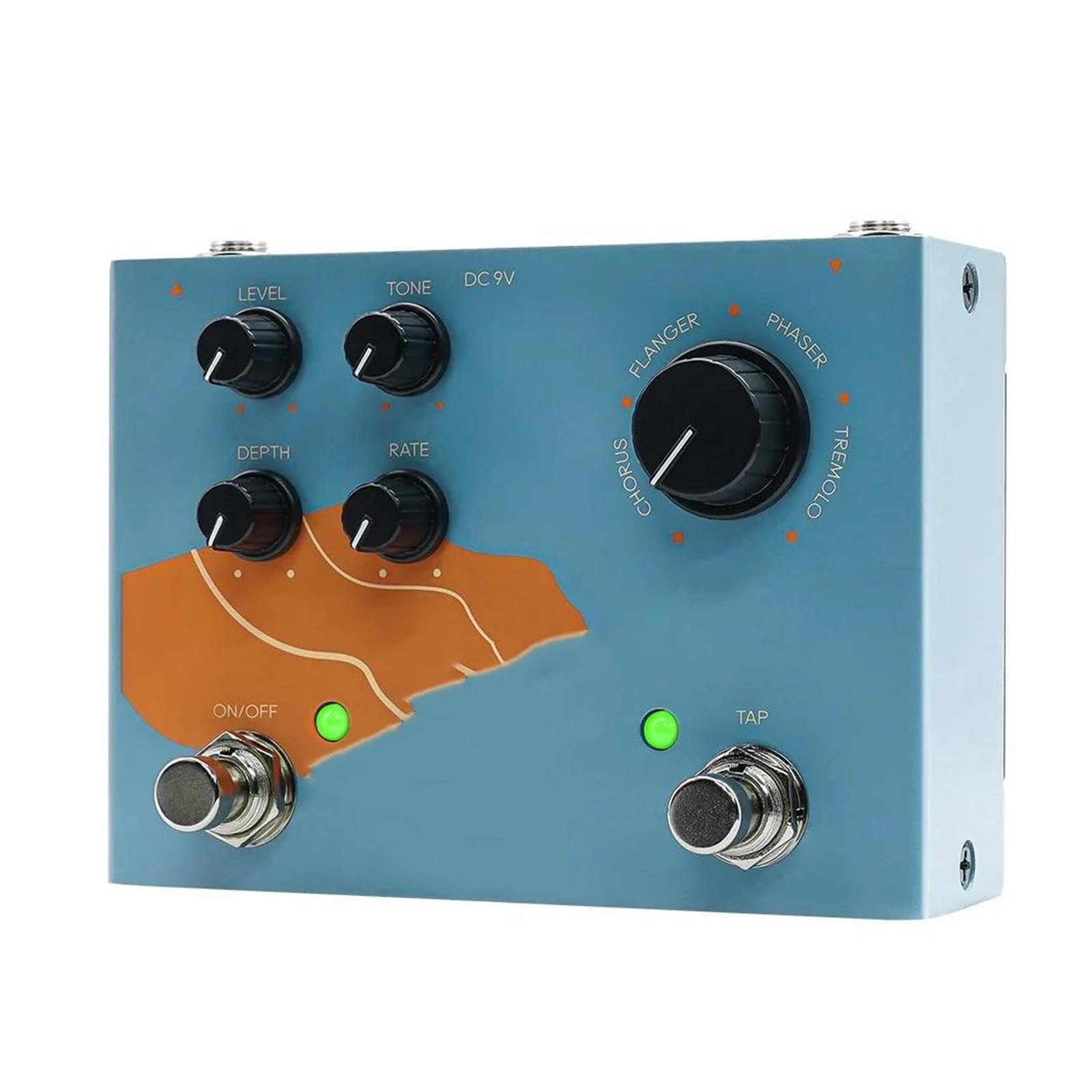 Cyfrowo Modulowane Pedały Efektów Gitarowych Z 4 Trybami Chorus Flanger Phase I Vibrato
