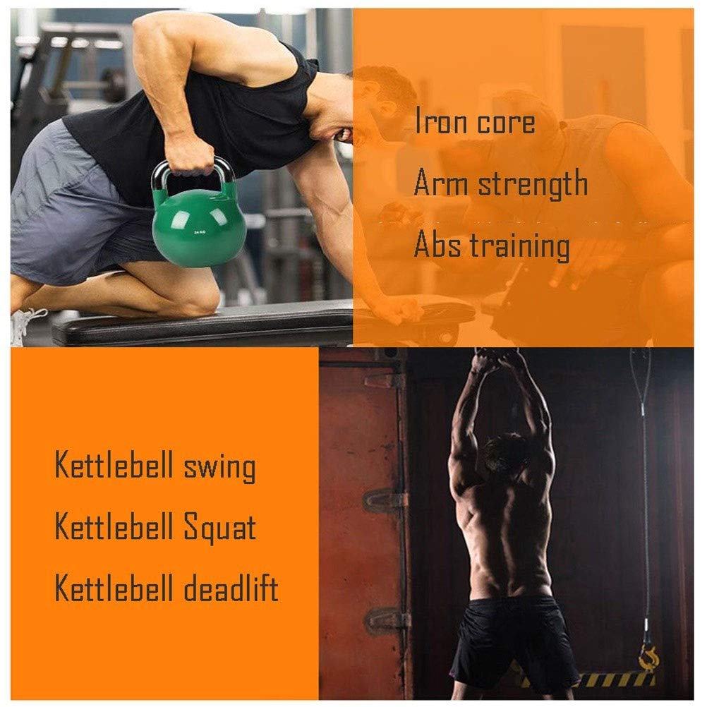 Kettlebells AGYH en Fonte De Fitness Professionnel, Hommes Et Femmes Exercent La Formation De Squat Up De Perte De Poids ， 4kg/6kg/8kg/10kg/12kg/14kg/16kg/18kg/20kg/22kg