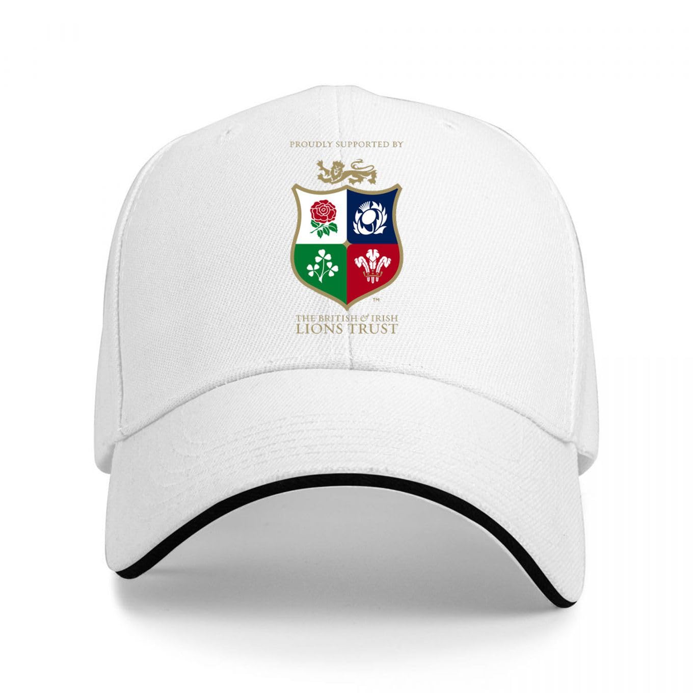 Inwedbw British & Irish Lions White Unisex Adjustable Baseball Cap