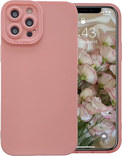 Miniatura 42 de DEFBSC Compatible con iPhone 14 Pro, funda de silicona líquida, funda protectora para cámara, protección de cuerpo completo de goma de gel, cubierta