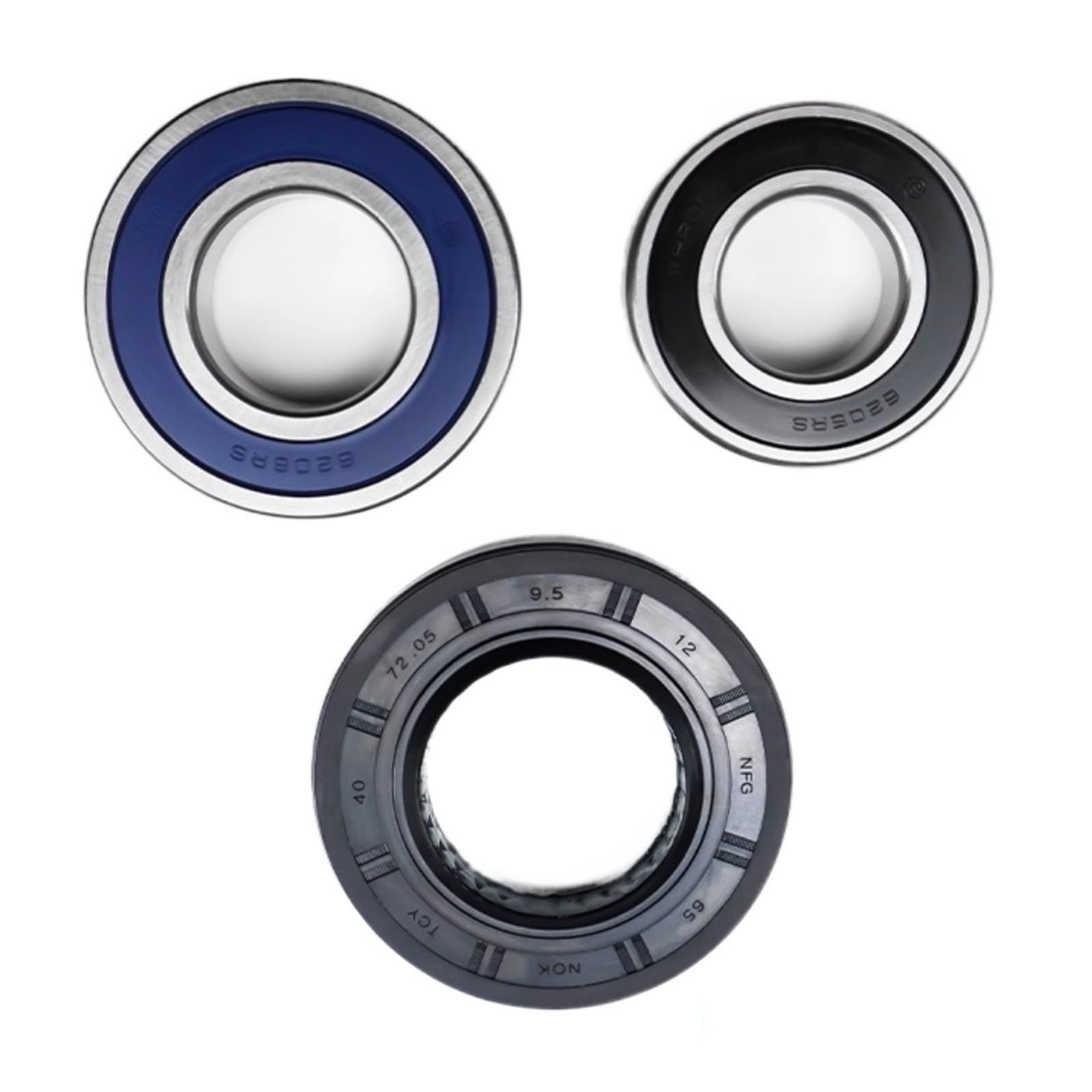 Kit De Rodamientos Con 00218910610119 6205RS 6206RS，Compatible Con Haier