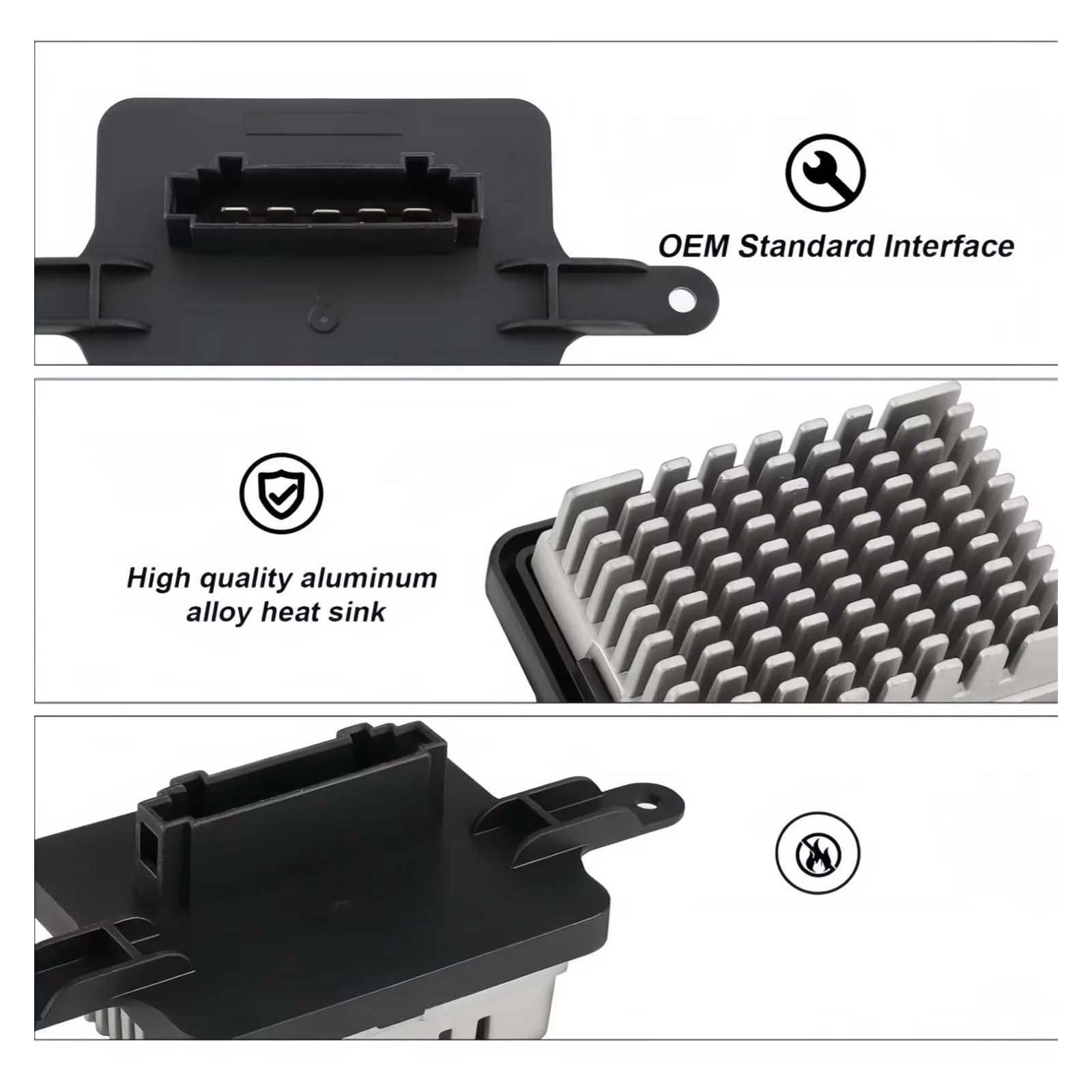 Auto Resistenza Motore Ventola Resistenza Riscaldatore Motore Ventilatore Climatizzatore Automatico 6441CQ 271506902R Compatibile Con Peugeot 3008 5008 6441.CQ