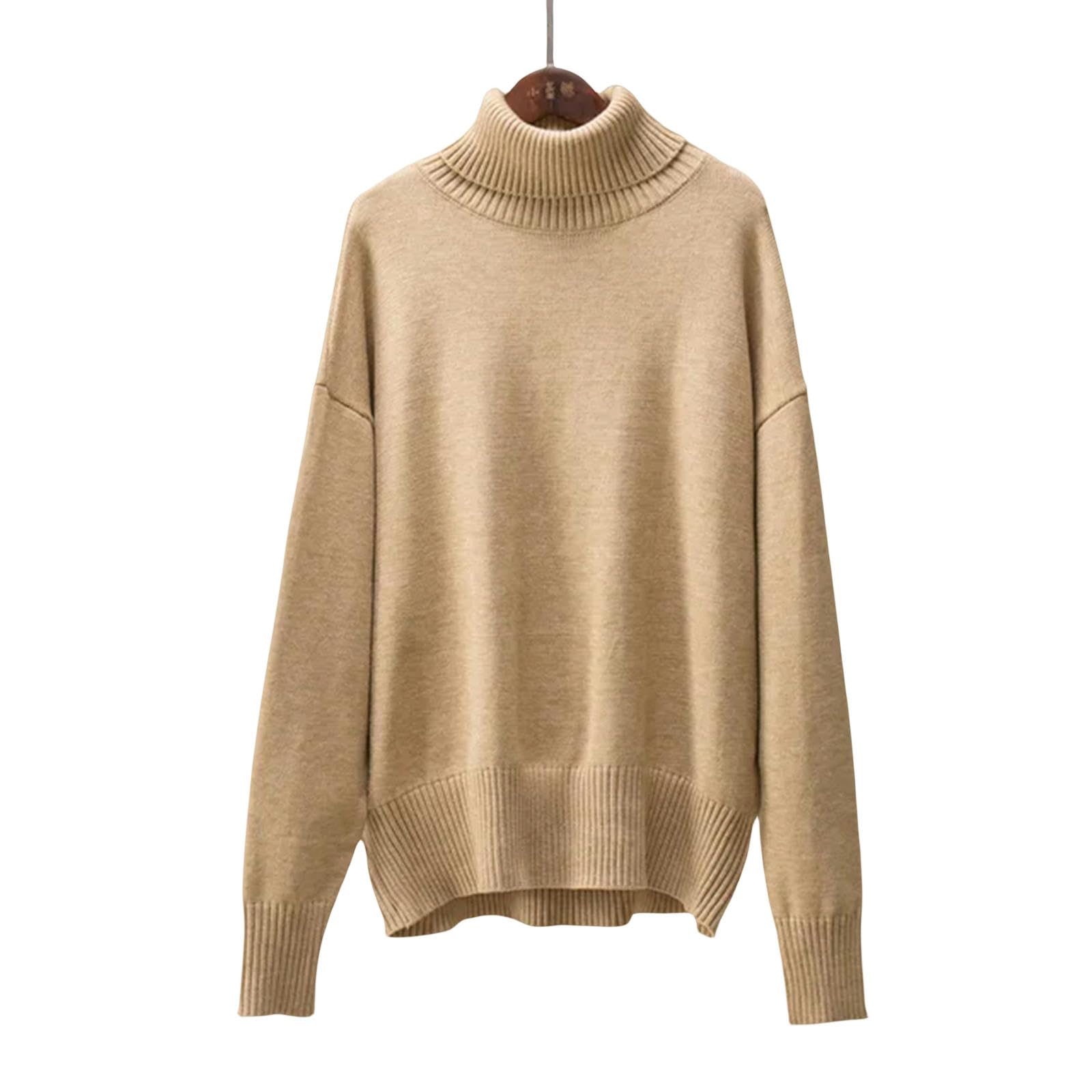 TEidea Maglione Donna Versatile Autunno E Inverno Maglioni da Donna in Terapiano Maglione da Donna, Panoratura Casual Calda