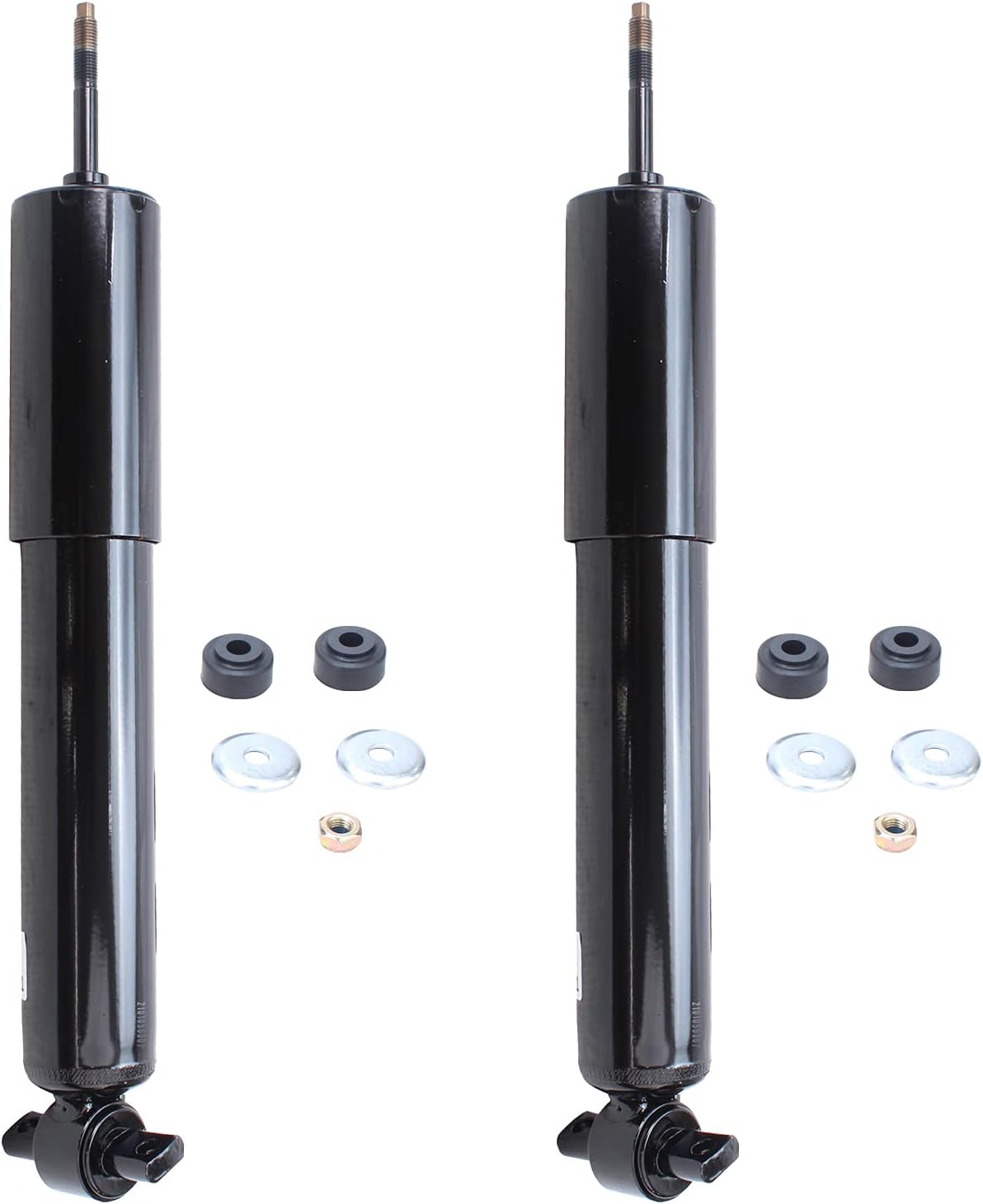 RWD Front 2pc Shock Absorbers for 99-06 Silverado Sierra 1500 GMC Chevy [w/o Electronic Suspension], 2 Shock Absorbers Assembly 1999 2000 2001 2002 2003 2004 2005 2006 Replacement