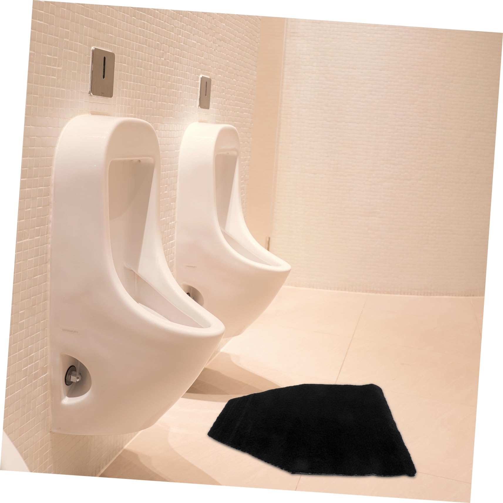 Tappetino antiscivolo per orinatoio da uomo, altamente assorbente, protezione dagli schizzi per il pavimento del bagno, facile da pulire, previene fuoriuscite di urina e odori.
