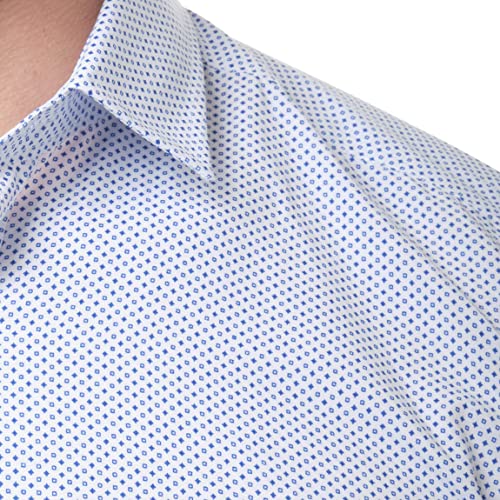 HOPENLIFE Makino Blu 3XL Camicia Elegante, Uomo