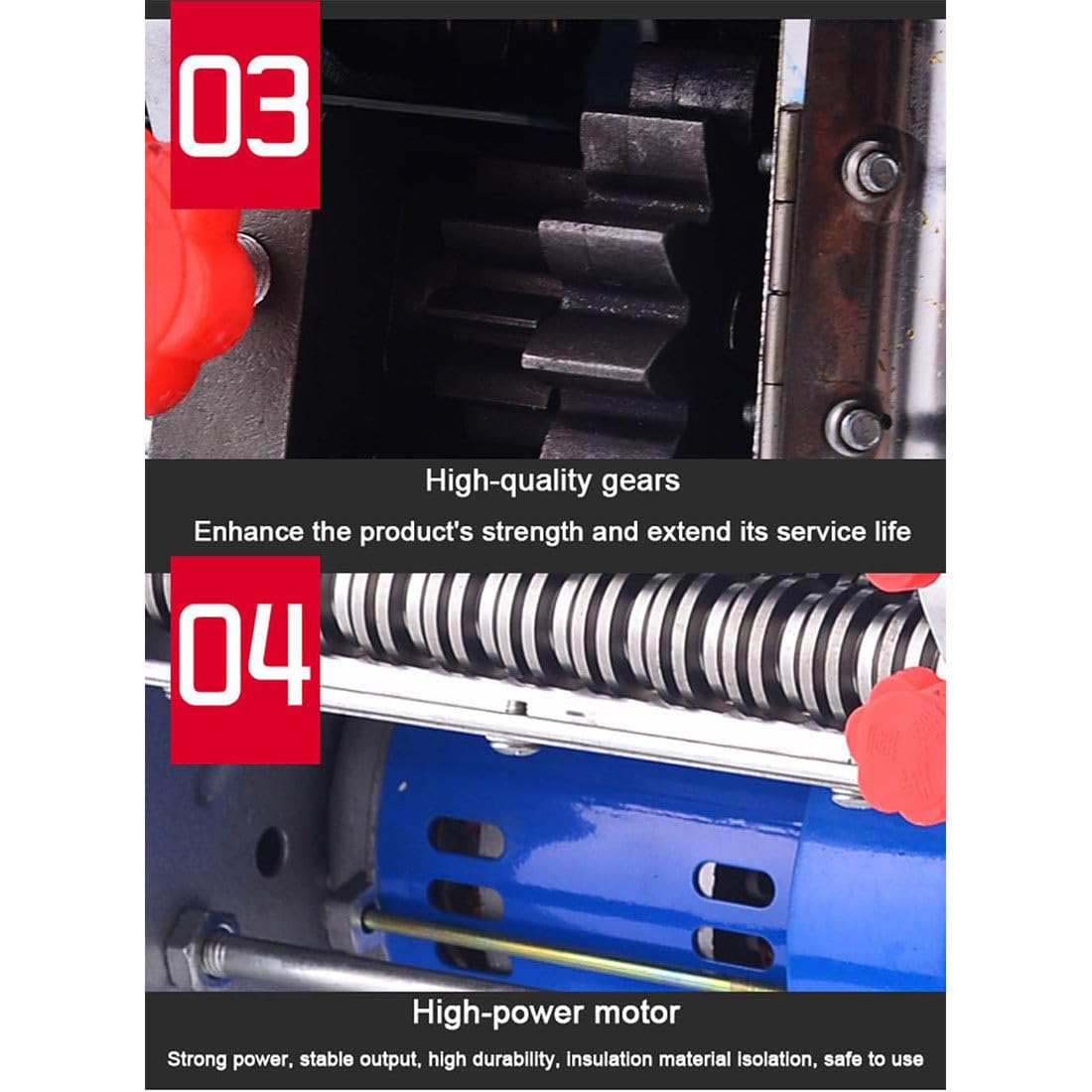 Máquina para hacer pasta de acero inoxidable, rodillo eléctrico de 550 W, cortador de masa resistente, laminador de masa para empanadillas, para uso doméstico y en restaurantes.