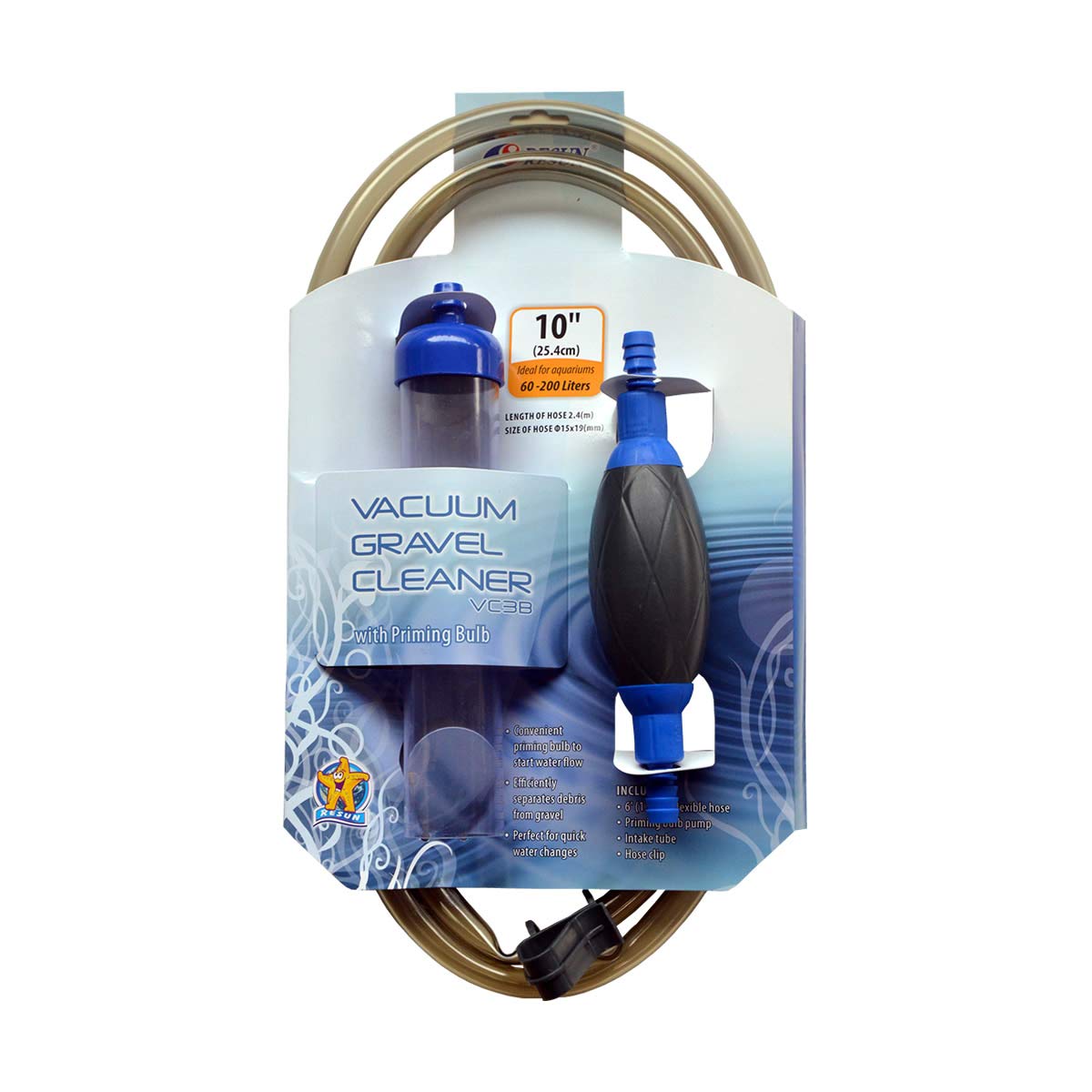 Resun VC-3B Siphon Vacuum Gravel Cleaner with Hose Clip (B08LHCM6GS) Amazon Price History, Amazon Price Tracker