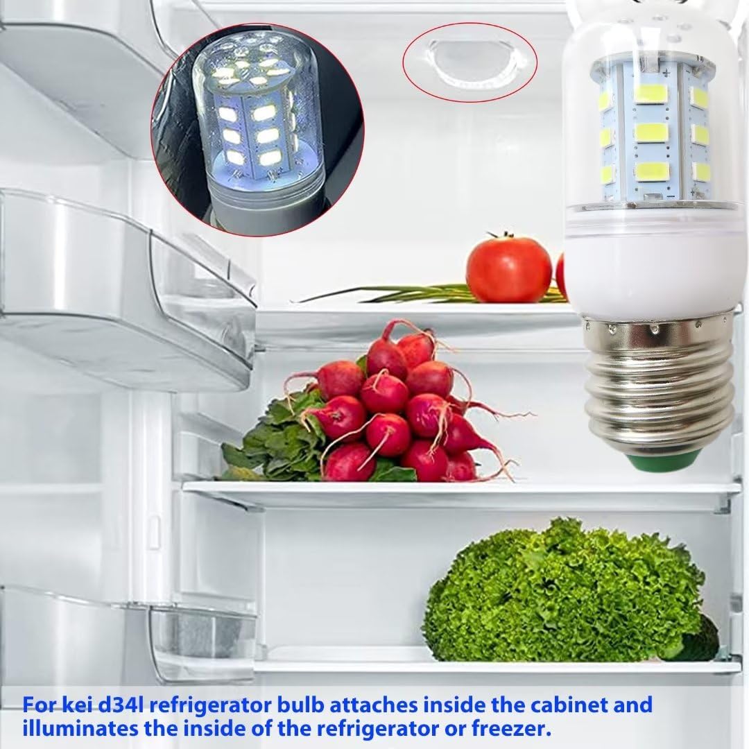 Nghtmre 2pcs 5304511738 LED Light Refrigerator Bulb Replace For Ffss2615ts0 Ffss2315te0 Ffss2315tp0 Ffss2325te0 on Fridge.com - View 4