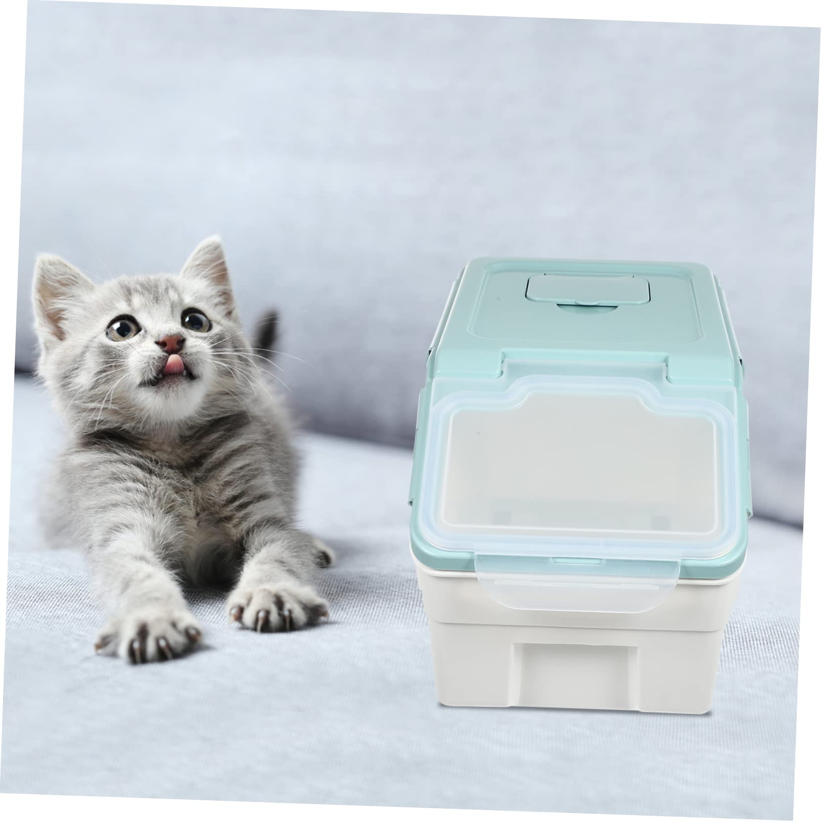 BESPORTBLE Almacenamiento De Alimentos Para Mascotas Cubo Compacto Resistente a La Humedad y Al Desgaste