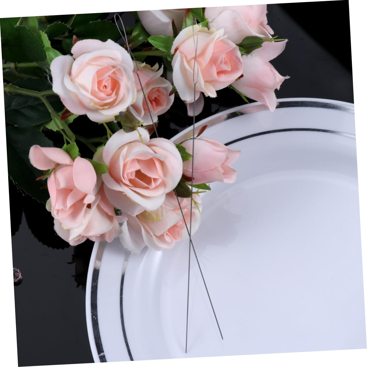 SEWACC Stitching Needle Set 6pcs Beading Needles for DIY Craft Embroidery Sewing Knitting Large Eye for Easy Bead Passing