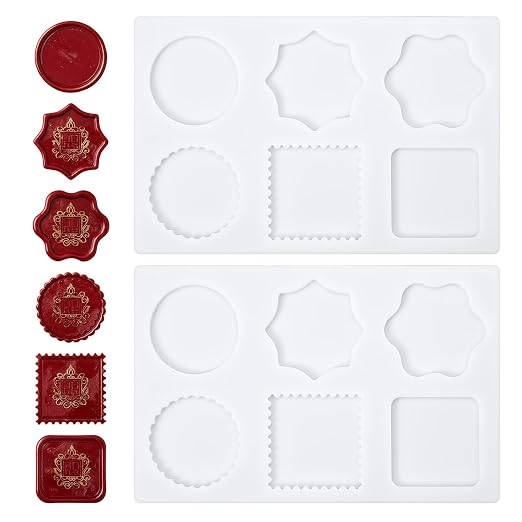 2pcs Wax Seal Stamp Kit, Wedding Invitation Sealing Stamps, Personalized Gift Packaging Tools, Wax Seal Stamp Set for DIY Craft Projects