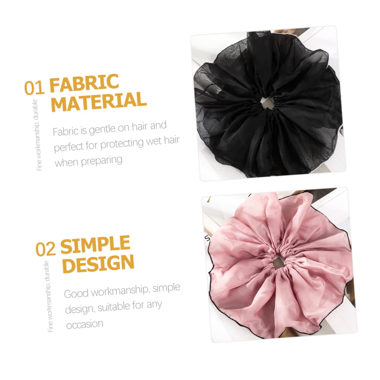 MAGICLULU 16piezas Scrunchies De Pelo Elásticos Para Mujer y Niñas Accesorios De Cabello Colores Neutros