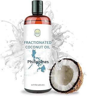 Nature Packaged Fractionated Coconut Carrier Oil (16oz) - Sourced Directly from our Farm Partner in the Philippines - Carr...