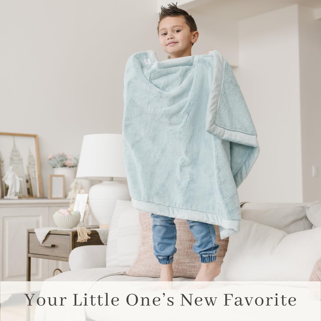 SARANONI Luxury Lush Kids Blanket | Ultra-Soft & Cozy Plush Comfy Blankets for Kids & Teens | Dew - 40” x 60”