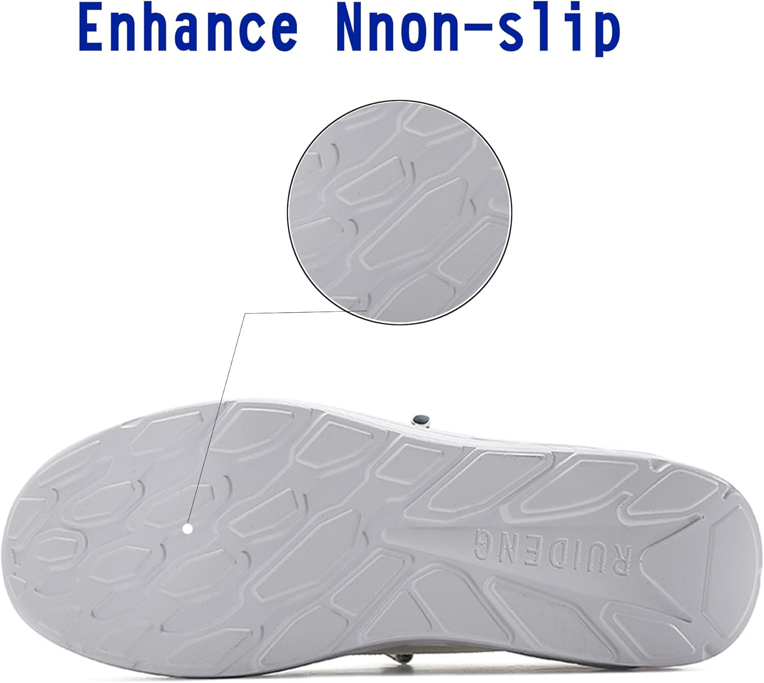 Women's Orthopedic Slip-On Walking Shoes – Mesh Platform Sneakers with Rocker Bottom, Non-Slip Lightweight Loafers for Nurses & Standing Work - Image 4