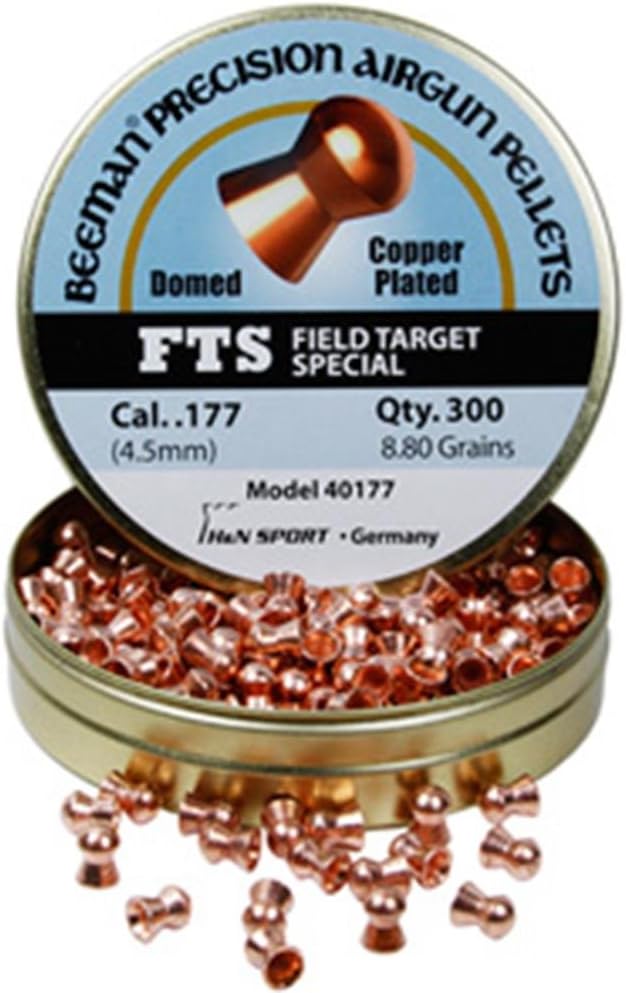 Beeman Fts Copper .177 Cal, 8.80 Grains, Domed (300 Count)