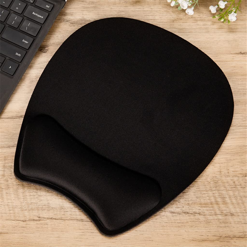 Mouse Pad with Wrist Rest for Laptop Mat Wrist Support Wristband Mouse Mat Pad for Laptop Computer(C)