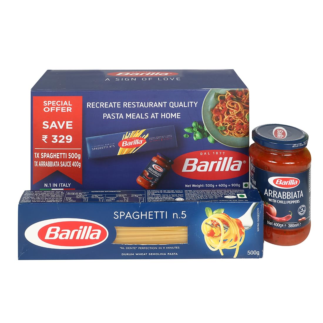 See full amazon price history chart for Barilla Super Saver Combo - Spaghetti Pasta 500gm + Arrabbiata with Chilli Peppers Sauce 400gm Barilla Super Saver Combo - Spaghetti Pasta 500gm + Arrabbiata with Chilli Peppers Sauce 400gm (B0C73PNDYT) Amazon Price History, Amazon Price Tracker
