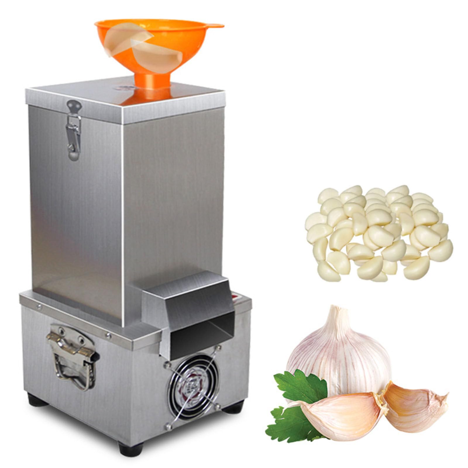 Wasd3Pods Electric Garlic Peeler Commercial,Portable Garlic Peeling Machine,25kg/H,Separator Peel Remover,For Restaurants and Home,180w