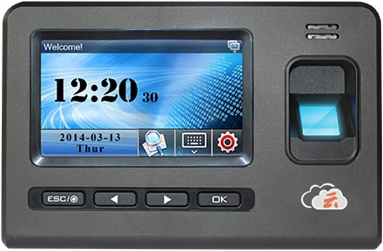 タイムレコーダー 勤怠管理機 タイムカードレコーダー TPAD86 - ゆU時間出席指紋マシンクラウド時間出席機ネットワーク時間出席