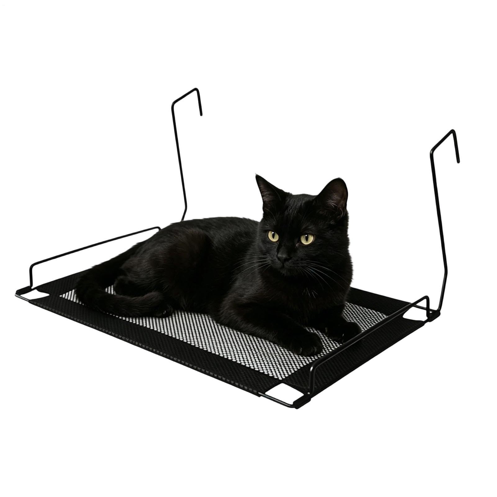 Hamaca para gatos transpirable y plegable que evita el calor en el dormitorio
