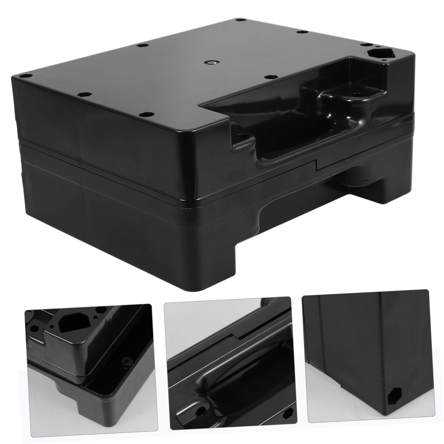 Lurrose Batteriefach Zuverlässig und Stilvolles Modernes Design 12v/12ah für Elektrorollstühle aus Abs Kunststoff 2 Stück für Sichere Akkuspeicherung im Rollstuhl